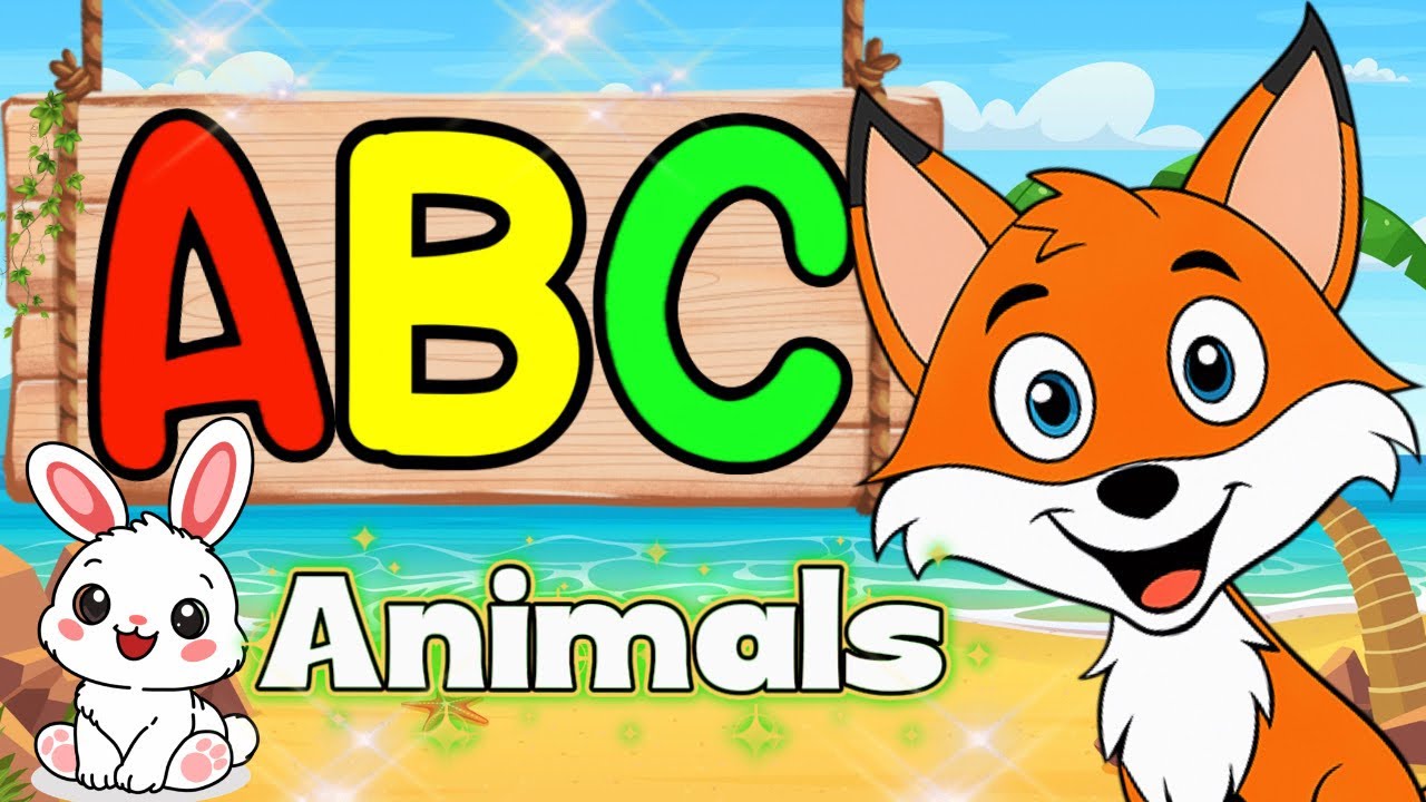 ABC Phonics Song for Kids | Learn A to Z Animal Names & Sounds
