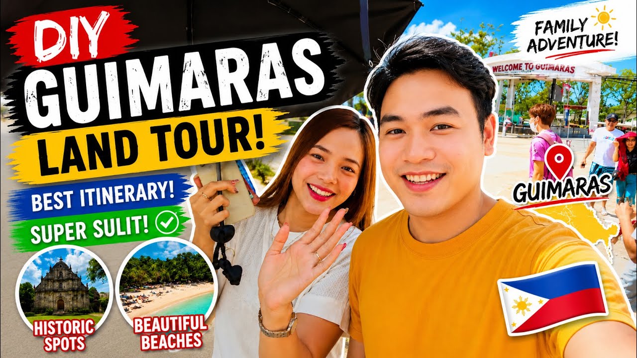 DIY GUIMARAS LAND TOUR with Family! 🇵🇭 (Best Itinerary Namin + Super Sulit!) | Nico Dormis