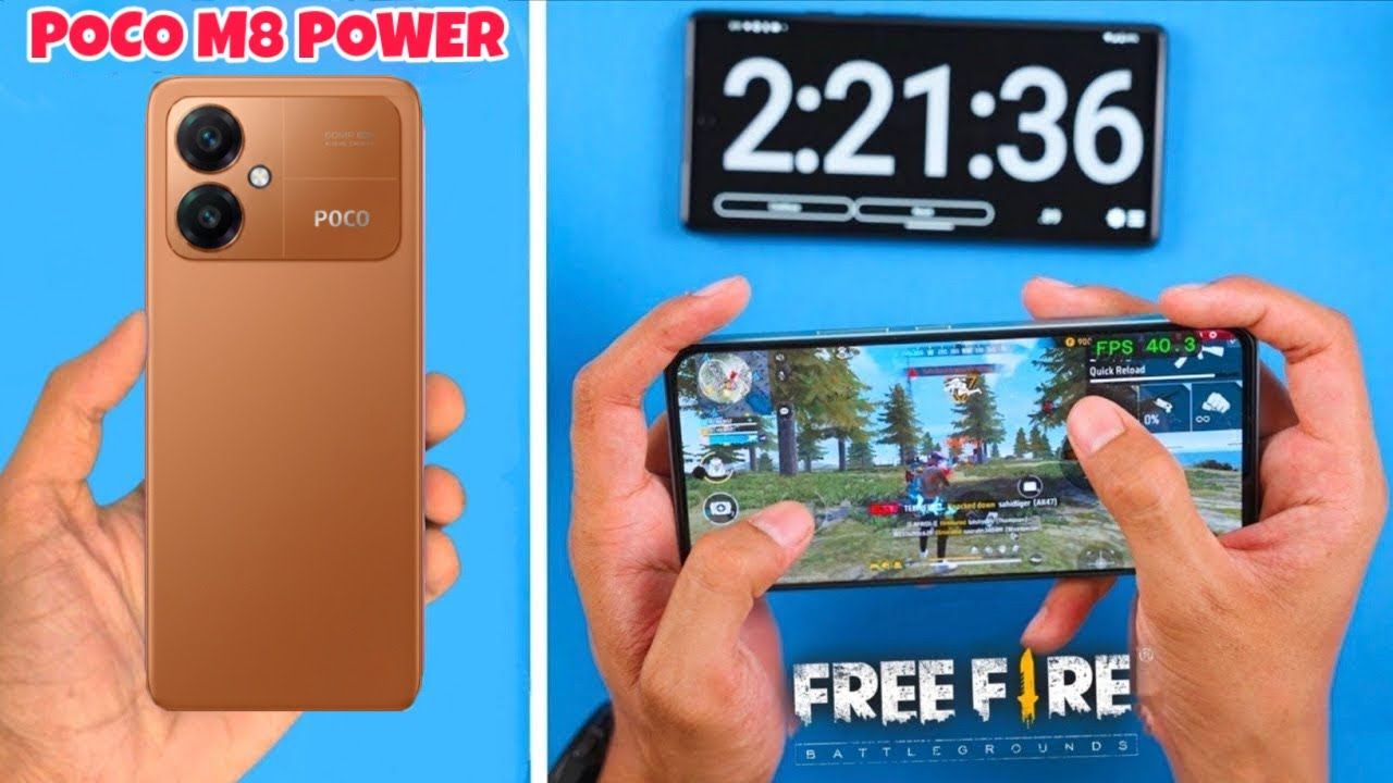 Poco M8 Power 5g Free Fire Test | Poco M8 Power 5g Gaming Test | Poco M8 Power 5g FF Gameplay | 