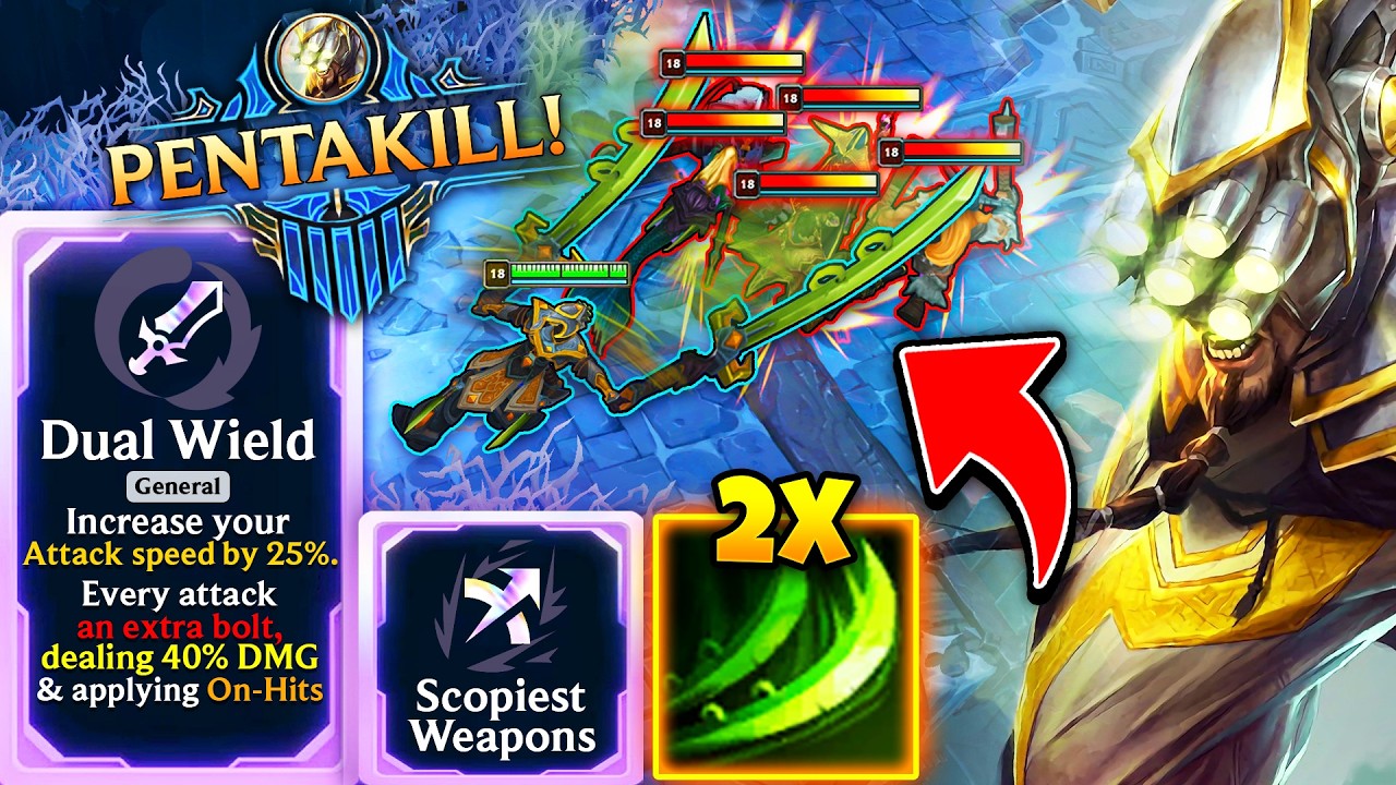 1 in a Million Odds God Roll Master Yi: Dual Wield Long Swords (PENTAKILL)