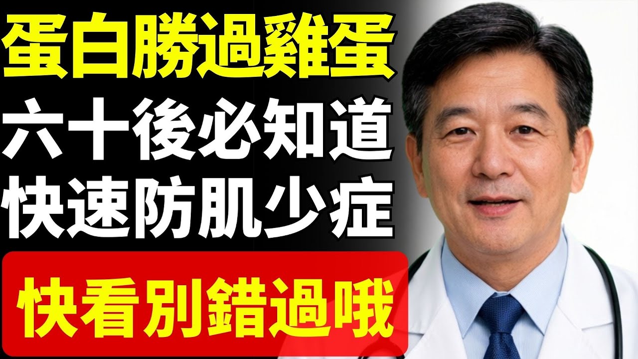 這種食物蛋白質比雞蛋還高，60歲後快速防肌肉流失！