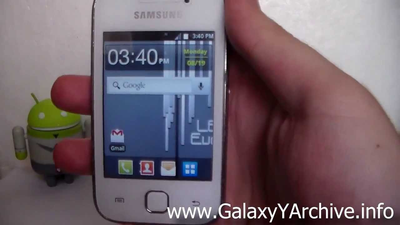 How to install Lenox Evolution ROM on Galaxy Y + Quick Review