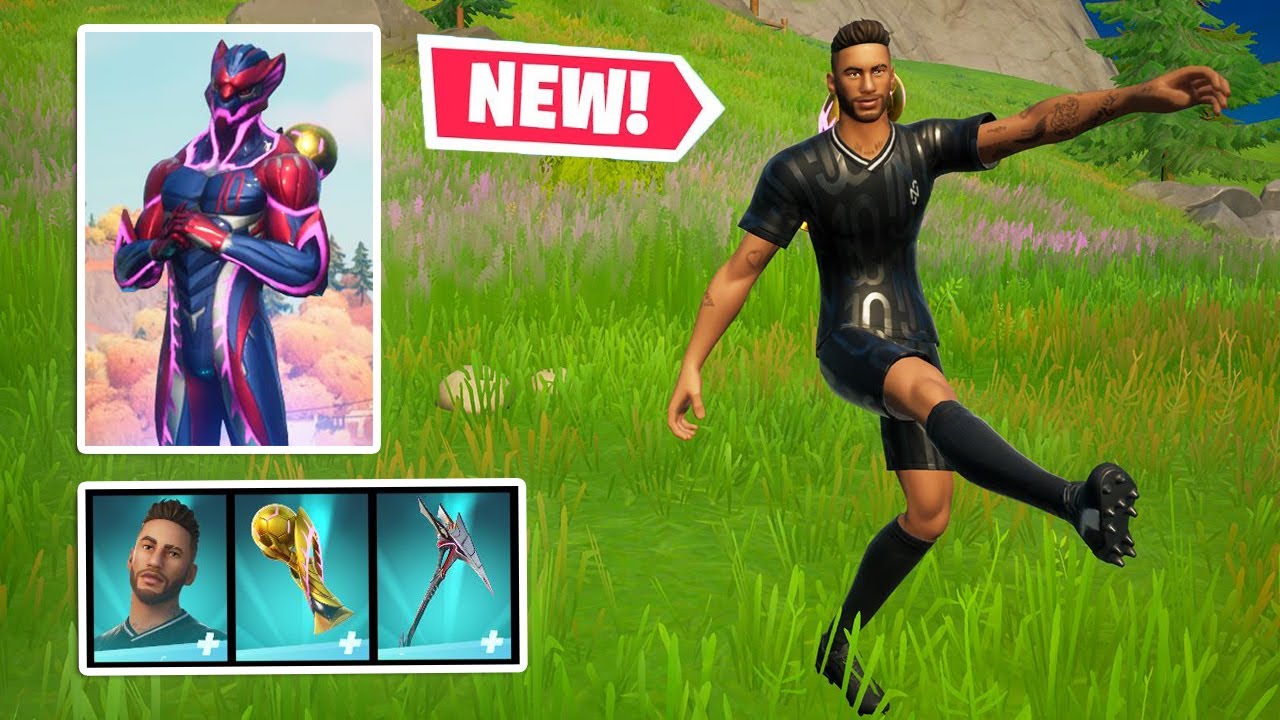 ALL of the SECRET NEYMAR JR Cosmetics in Fortnite! (GAMEPLAY)