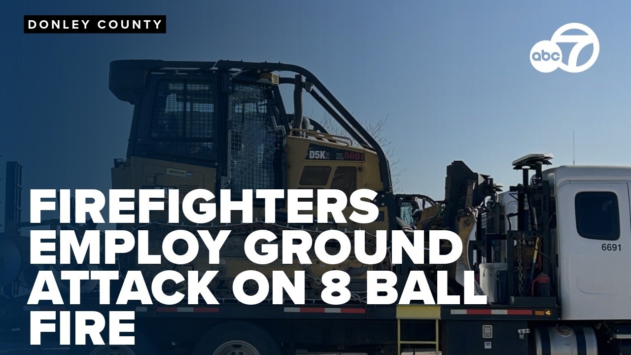 Texas A&M Forest Service, VFDs use ground attack as 8 Ball Fire containment rises