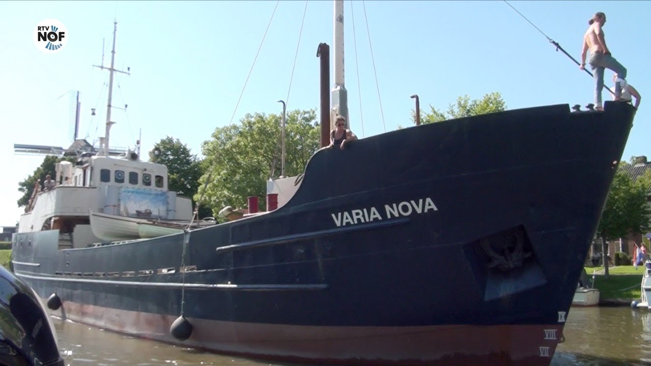 Voormalige gastanker Varia Nova te bewonderen in Dokkum