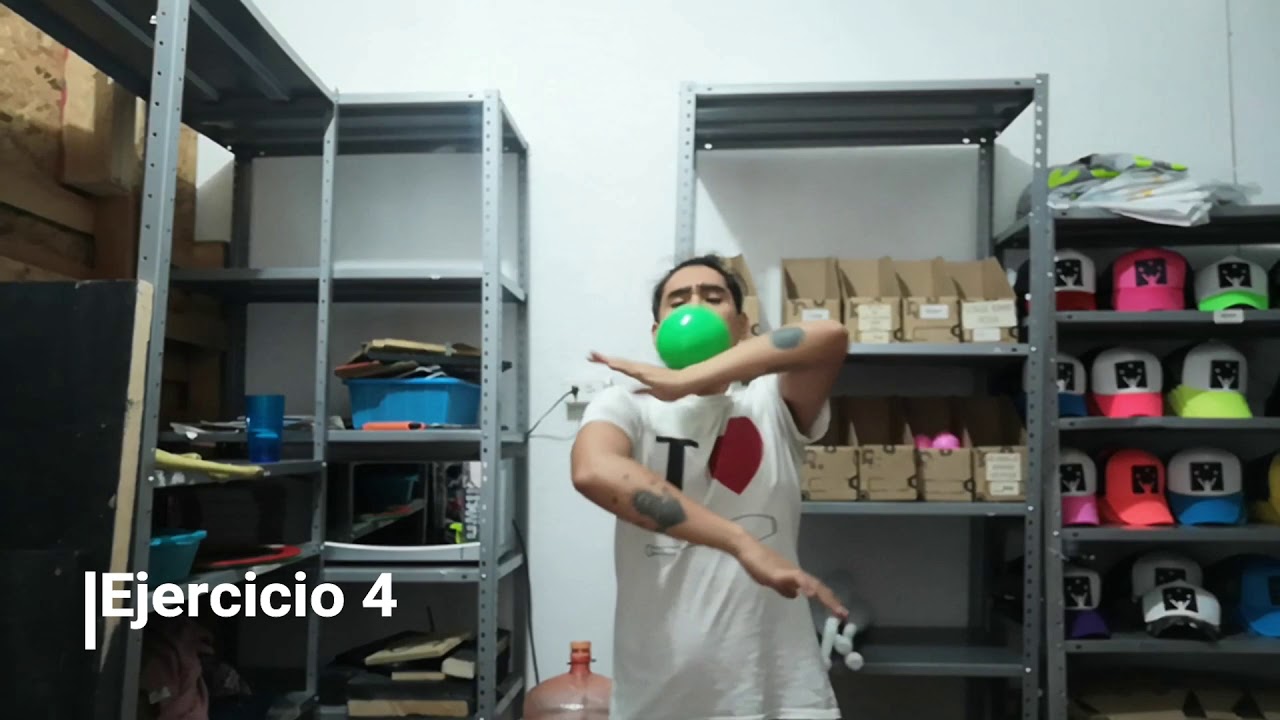 Ejercicios b&aacute;sicos de Contact Juggling