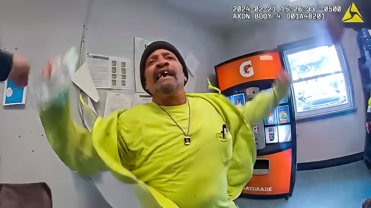Extremely Drunk Man Refuses to Leave Work When Fired