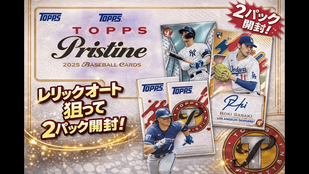 確率50％に本気で挑んだ結果…これがPristineの現実【Topps開封】