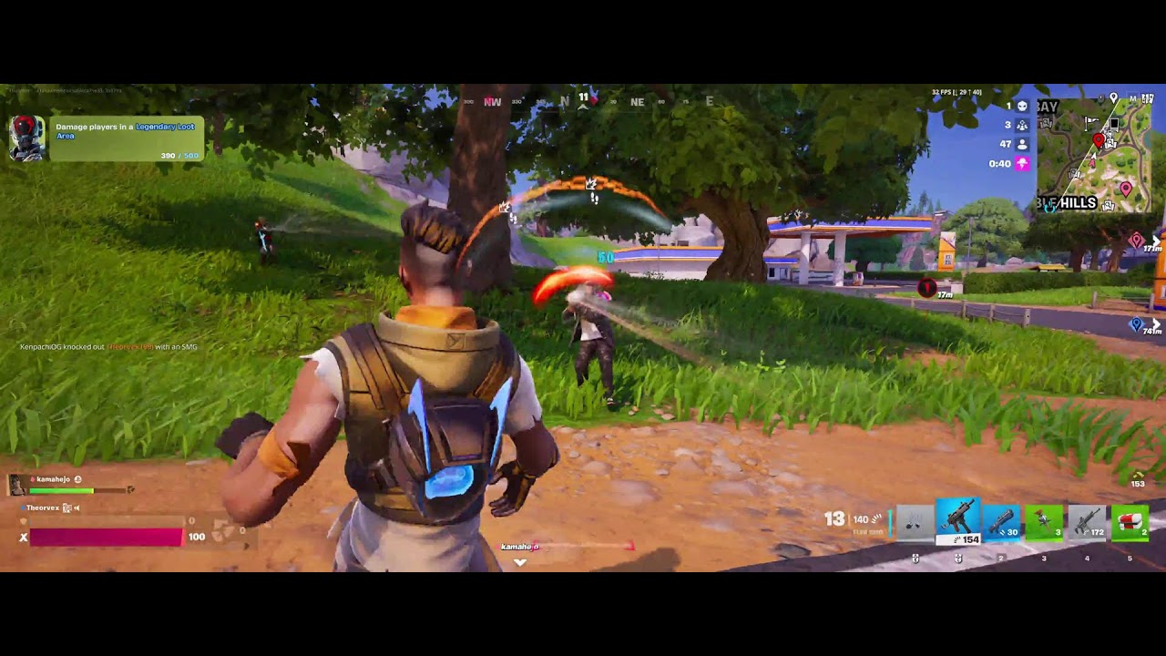 Fortnite Duo - Battle Royale (no build)  - father and kid