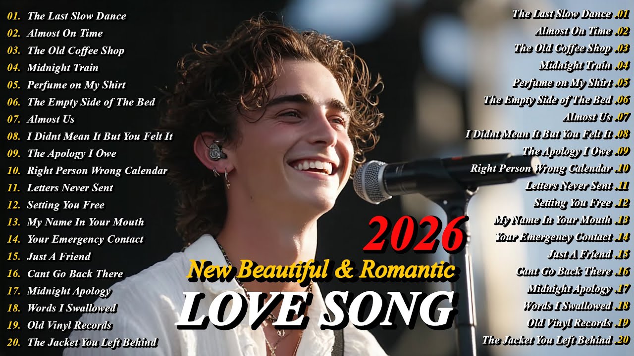 Beautiful & Romantic Love Songs 2026 | Easy Listening & Emotional Ballads | Relaxing Songs