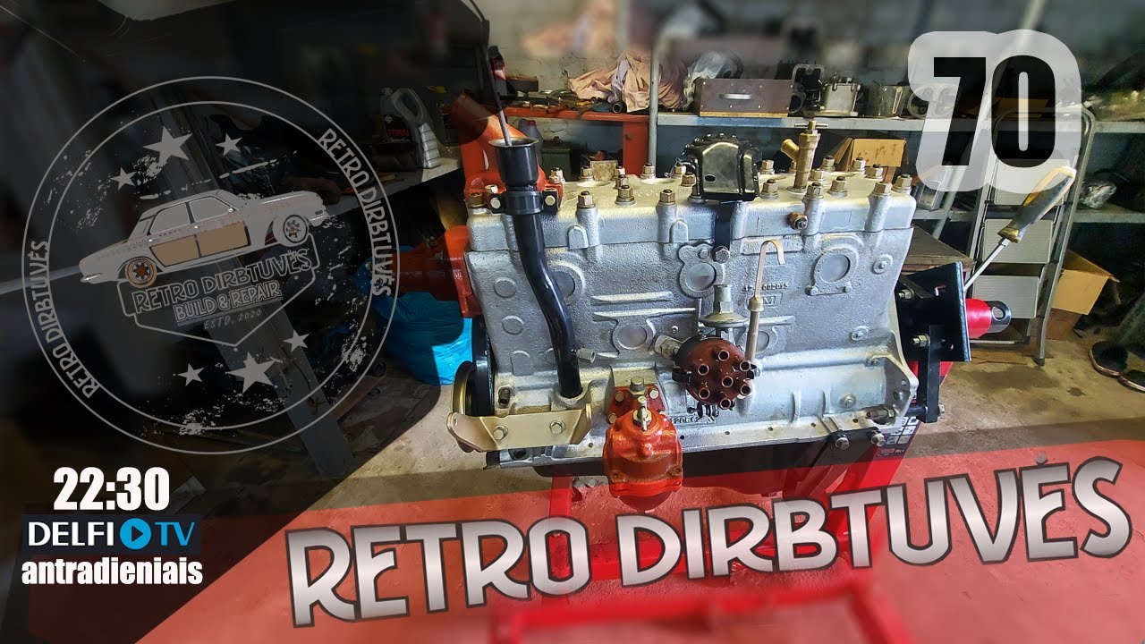 GAZ-12 ZIM variklio restauracijos niuansai ir naudingi patarimai || RETRO Dirbtuvės