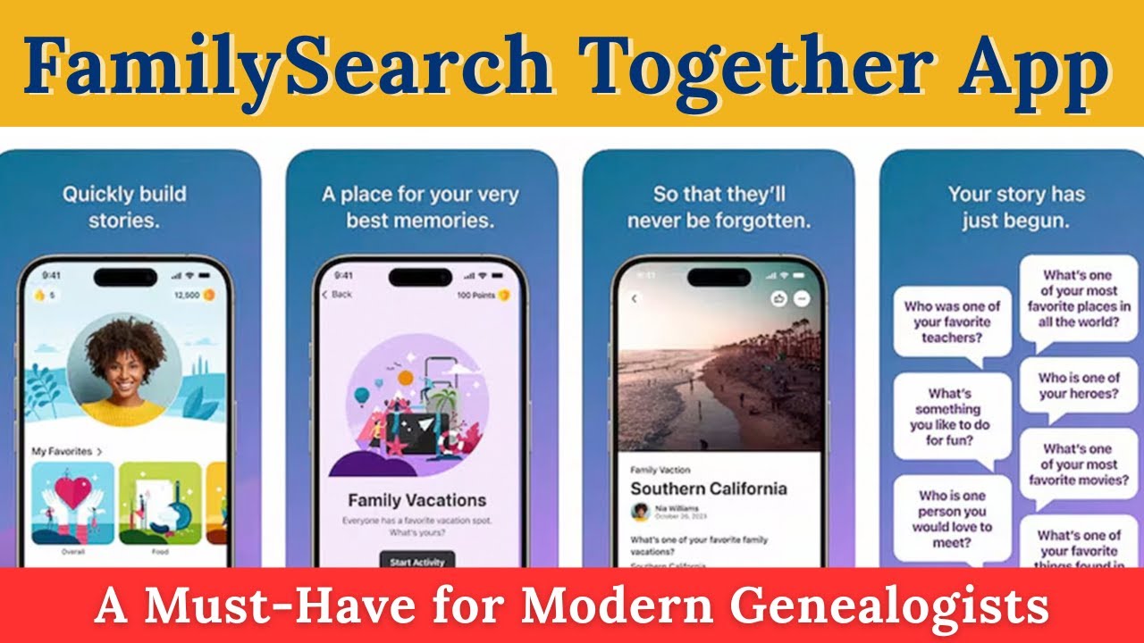 Приложение FamilySearch Together | Незаменимая вещь для современных генеалогов