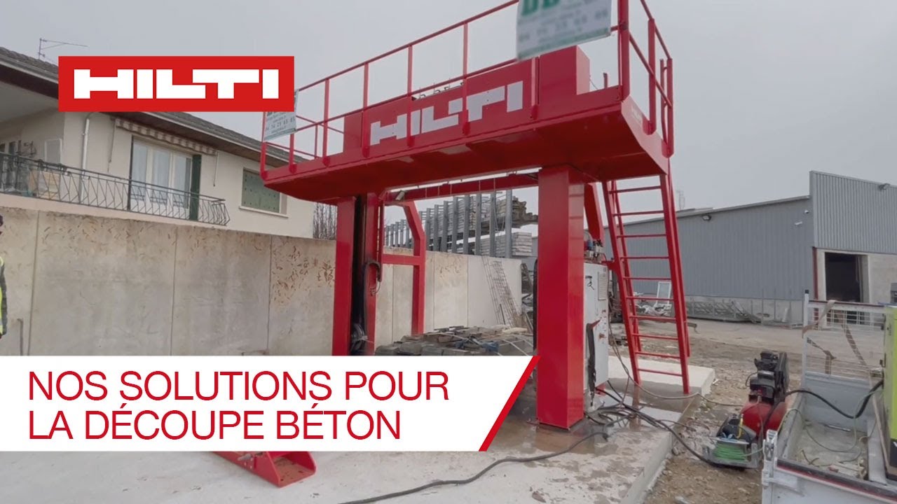 Nos solutions pour la découpe béton