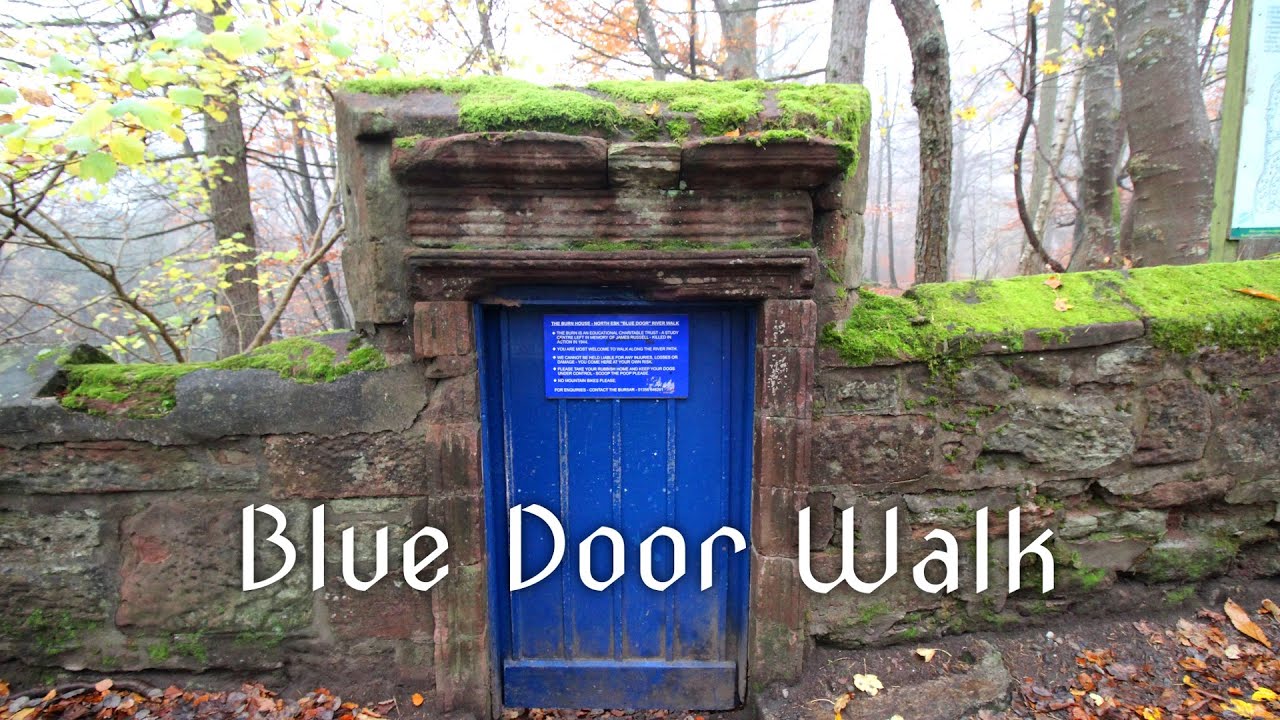 Blue Door Walk - Edzell - Autumn in Scotland | 4K | DJI Mini2