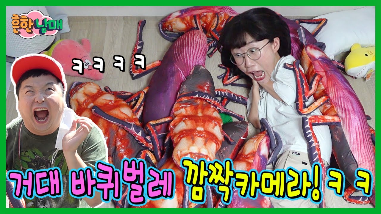 거대 바퀴벌레 군단으로 다운이 몰래카메라 해보았다!ㅋㅋㅋㅋ