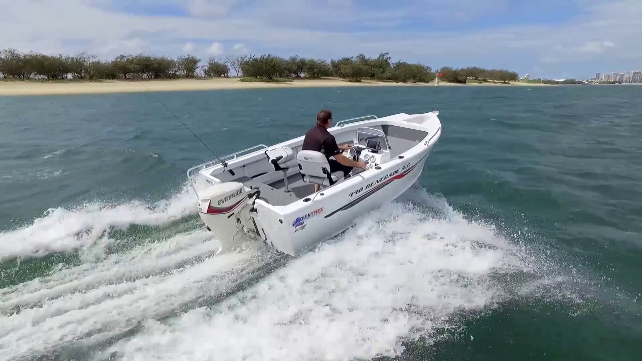 Quintrex Renegade 440 - Boat Reviews on the Broadwater