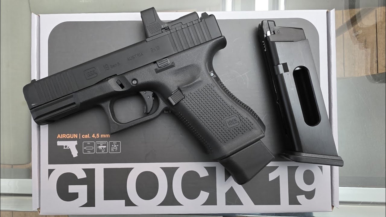 Блестящий и с недостатками — пистолет Glock 19 Gen 5 MOS от Umarex под патрон 4,5 мм.