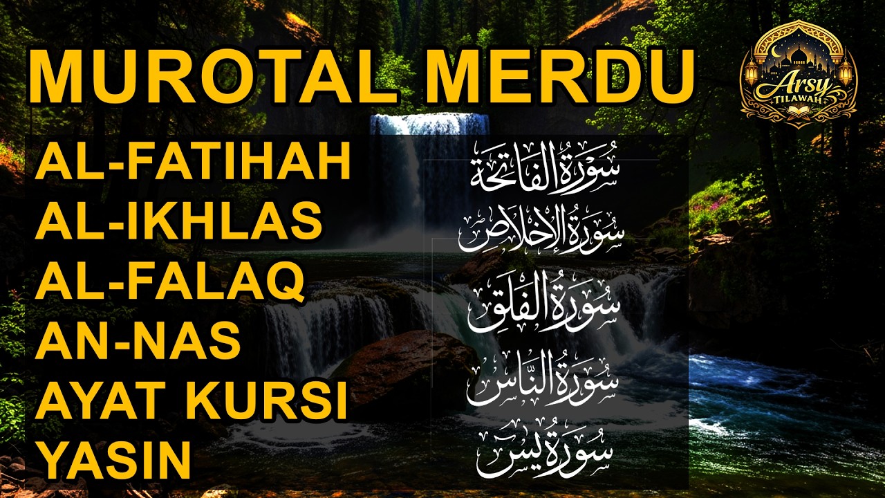 Tilawah Gold Voice – Al Fatihah, Al Ikhlas, Al Falaq, An Nas, Ayat Kursi dan Yasin Penyejuk Jiwa