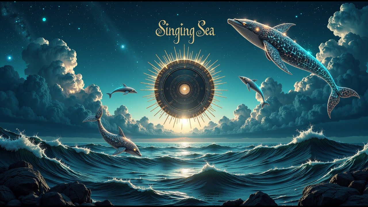 The Singing Sea-Whale, Dolphin & Gong Meditations| 432hz Ambient Handpan,Theta Waves
