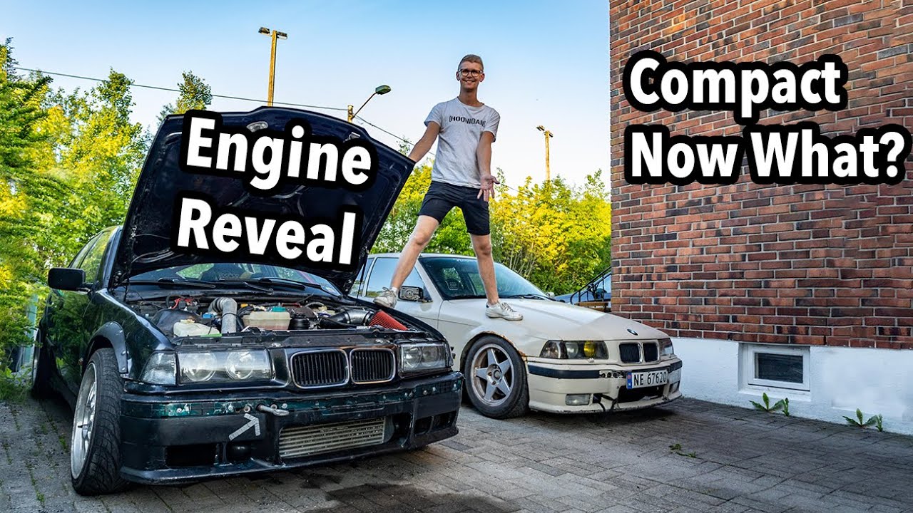 Первый день с моим BMW E36 Turbo Driftcar!