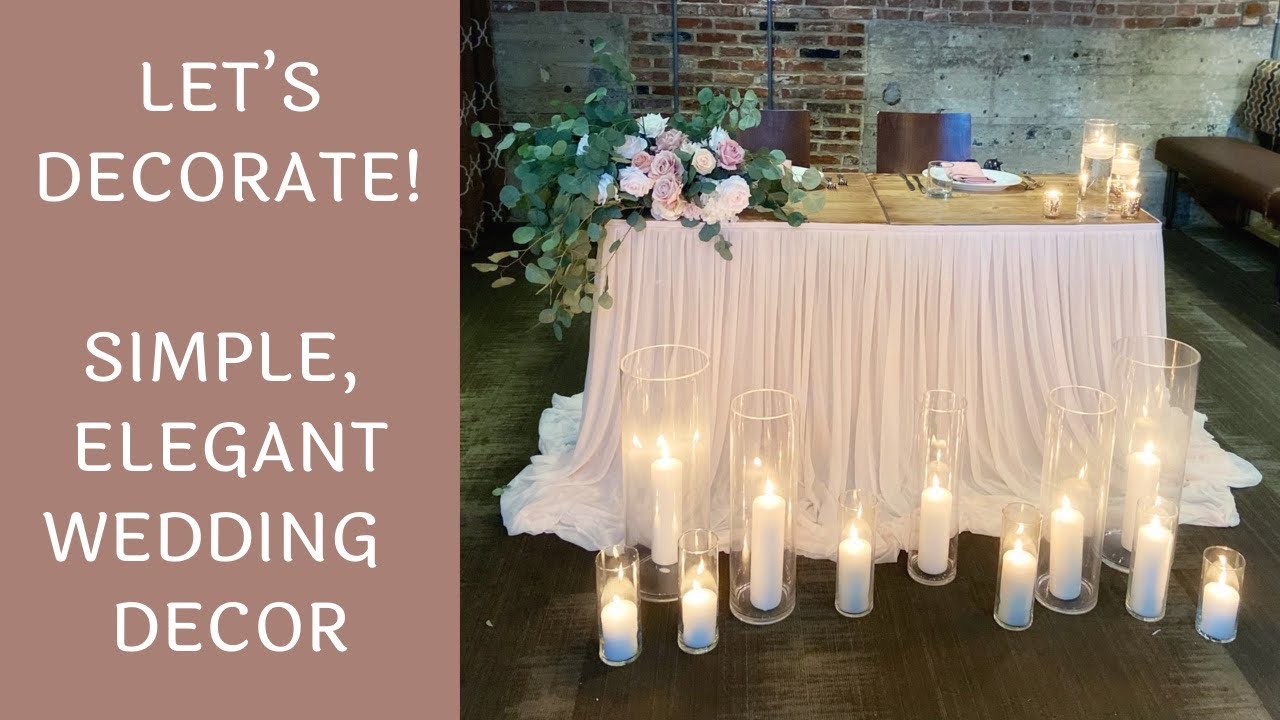 Setup With Me - Blush Pink Wedding Decorations