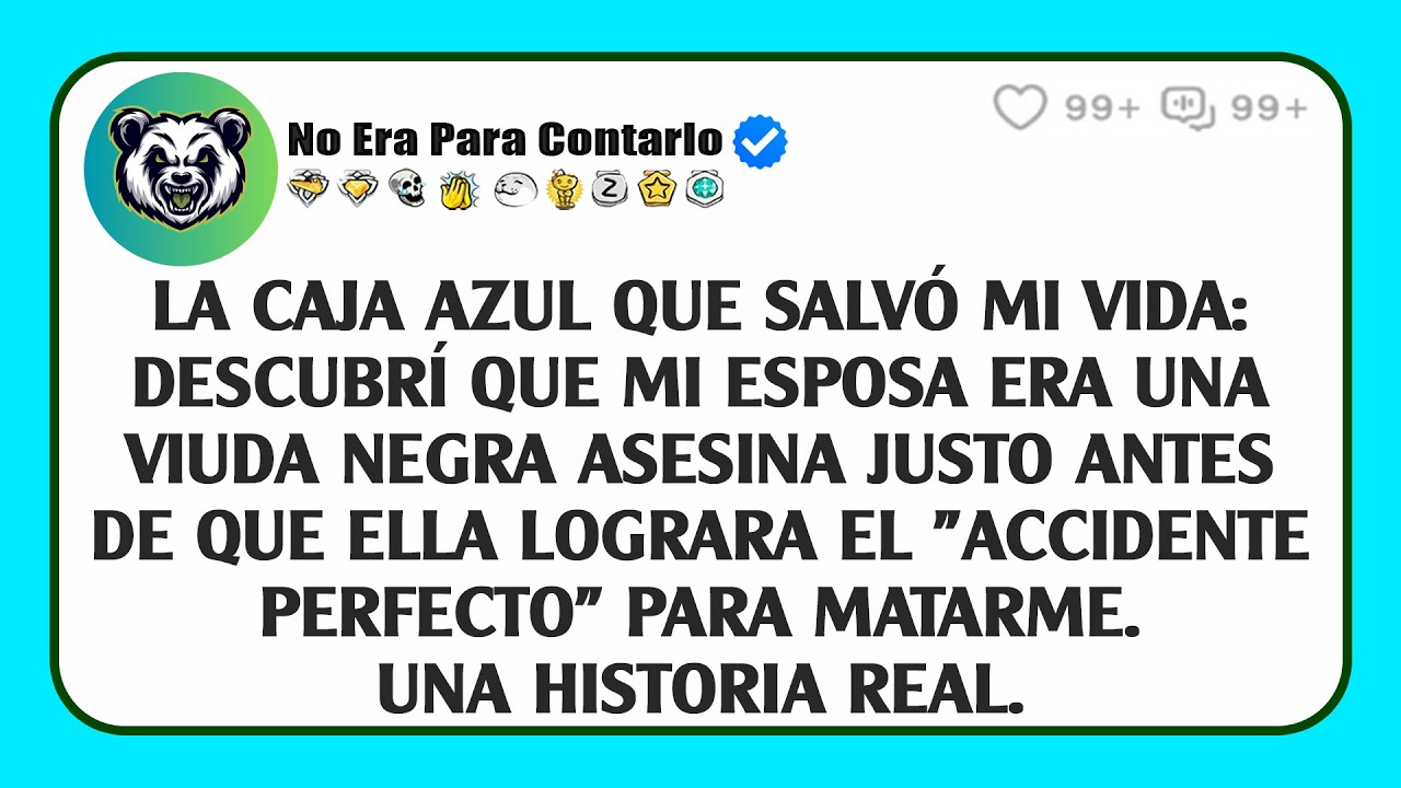 La caja azul que salvó mi vida: Descubrí que mi esposa era una viuda negra asesina justo antes de...