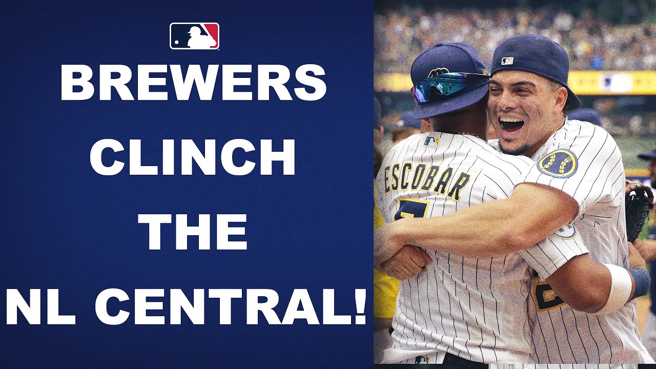 The Brewers clinch their 3rd NL Central title in franchise history!