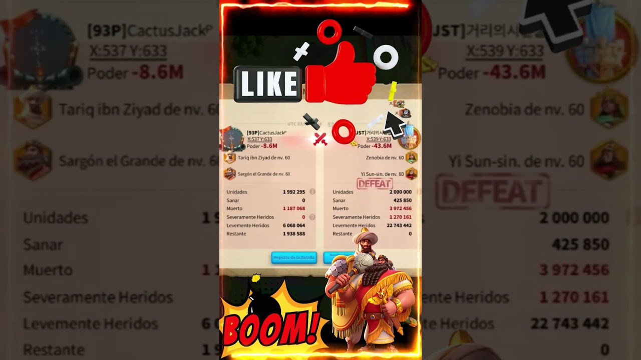 ✅ Tariq Sargon LIDER rally DESTROZAN Rise of kingdoms ESPA&Ntilde;OL