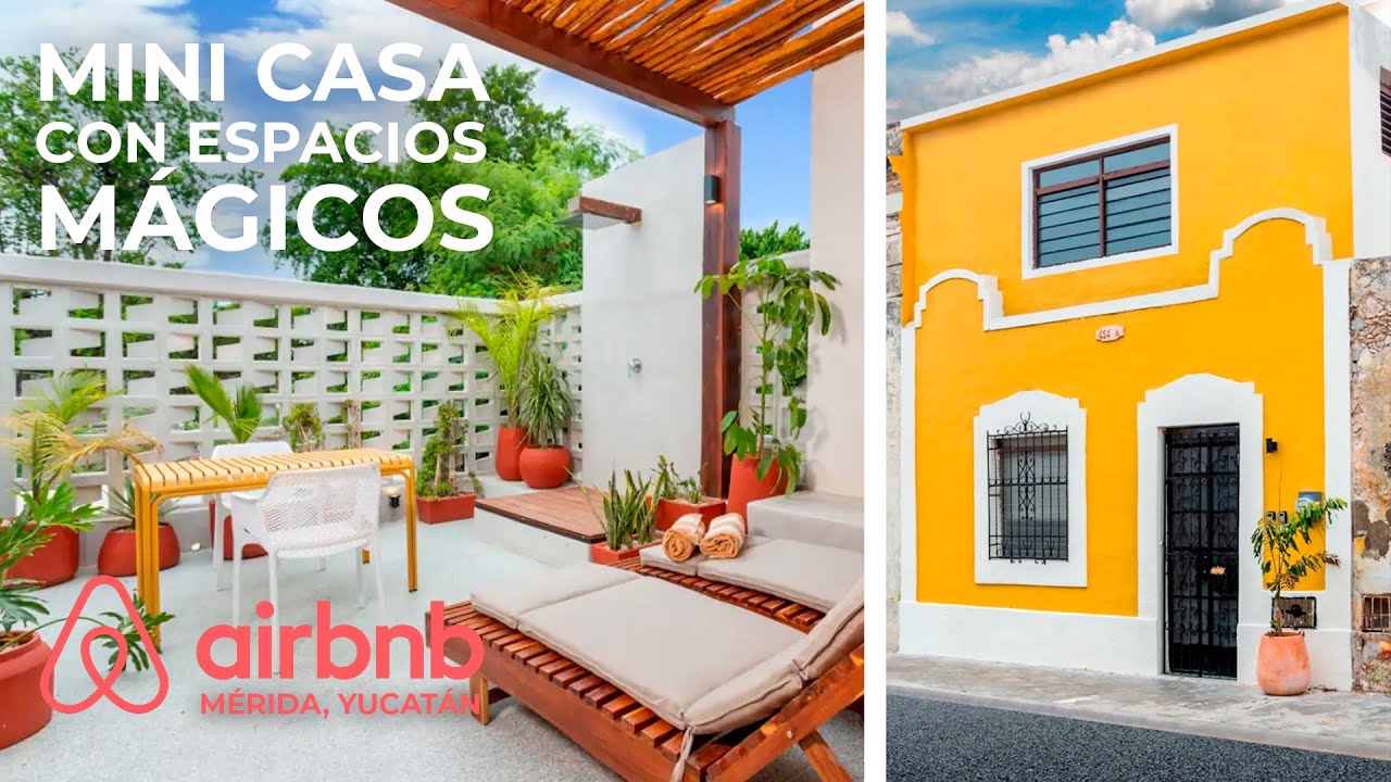 MINI-CASA con ESPACIOS MÁGICOS, NO ESPERAS VER lo que hay DENTRO | Visitando Airbnb's