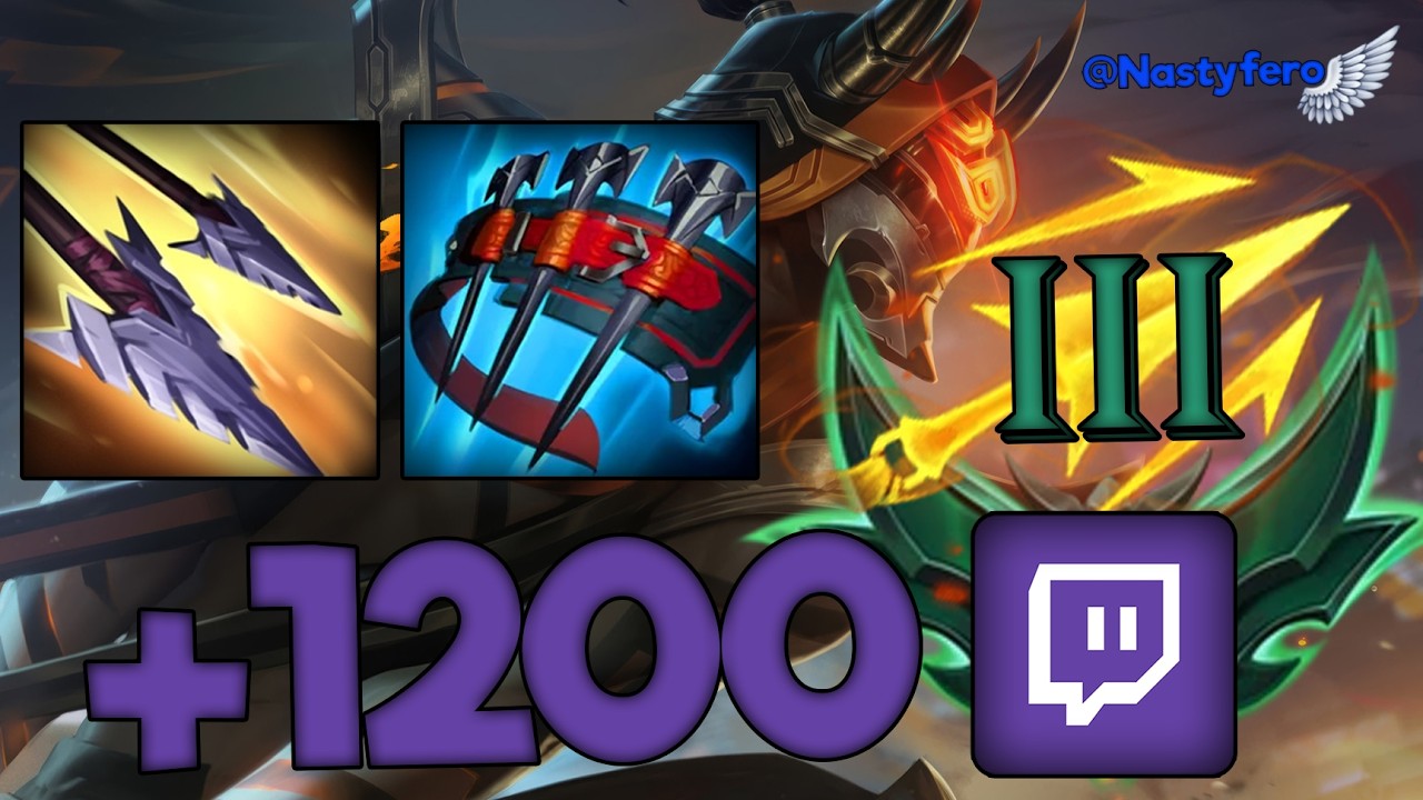 FESTEGGIAMO I 1200 FOLLOWER SU TWITCH - MASTER YI CRIT BUILD - League of Legends