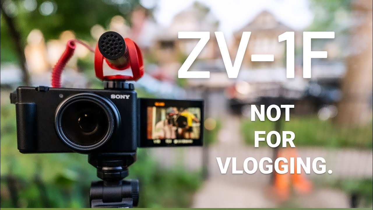 The Sony ZV 1F: MADE FOR CREATORS . . With a catch . .