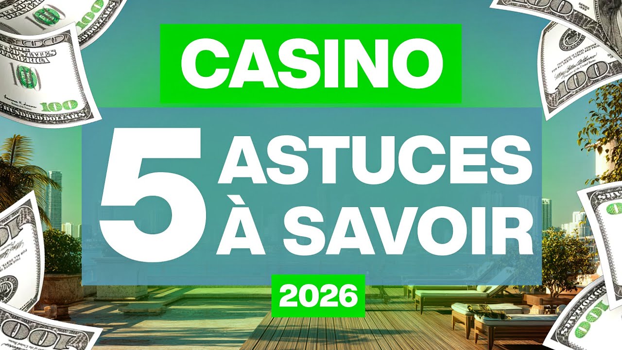 LES 5 ASTUCES à SAVOIR pour GAGNER au CASINO EN LIGNE en FRANCE