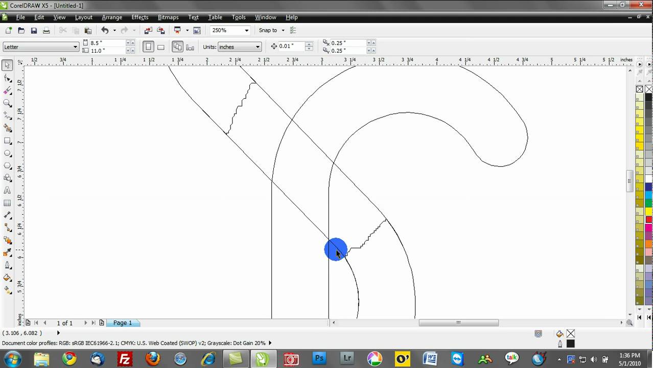 Corel draw x5 training video tutorials: Interlocking objects effect