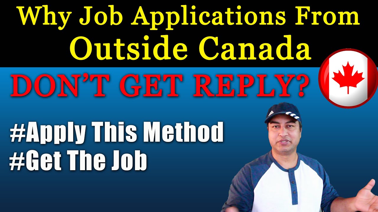 Why Job Applications From OUTSIDE CANADA DON'T GET RESPONSE?