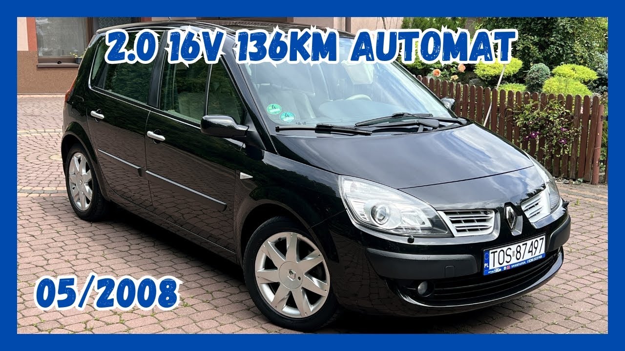 Renault Scenic II 2.0 16V 136KM ✅ AUTOMAT ✅ 139.000km ✅ Skóra ✅ Navi ✅ Grzane Fotele ✅ IMPORT 🇩🇪 🇩🇪