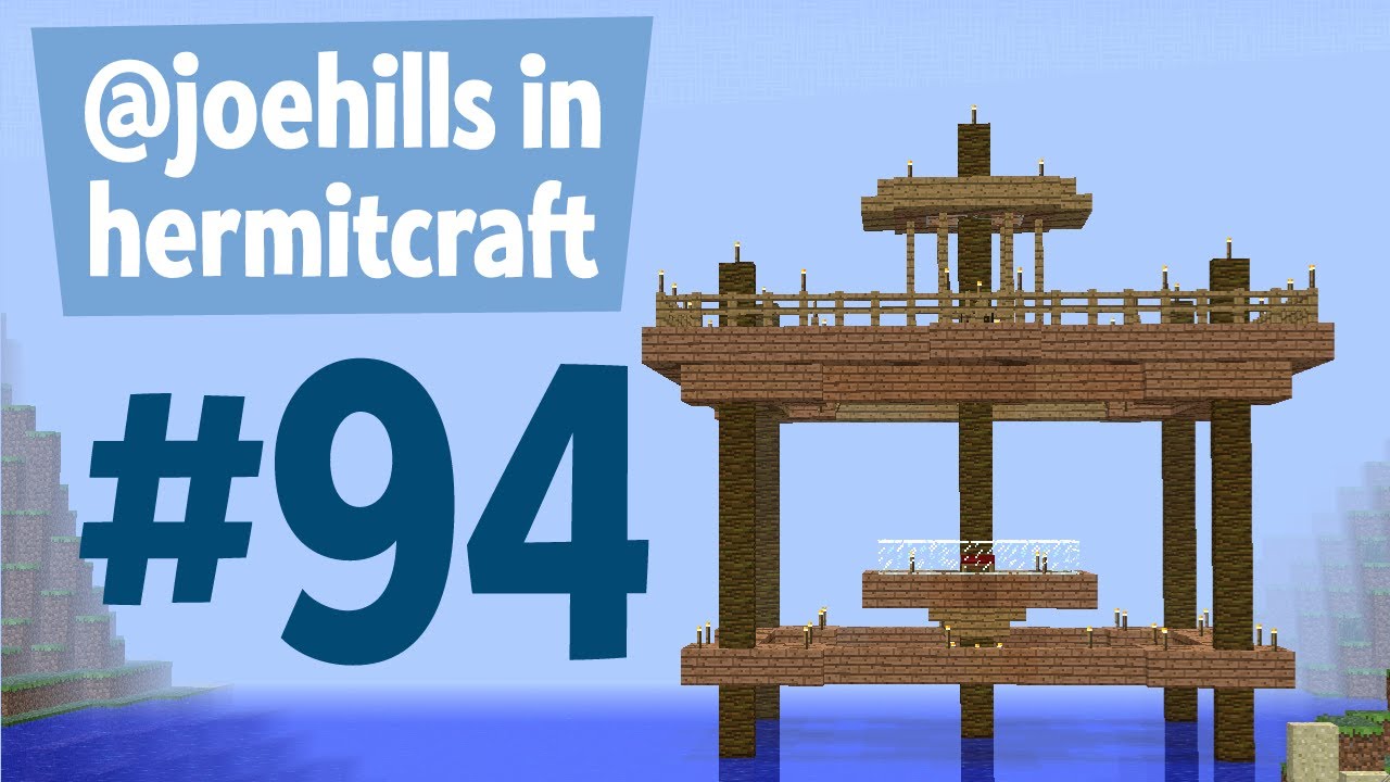 Skylight and Pearlavator - Hermitcraft Restone Lab Construction