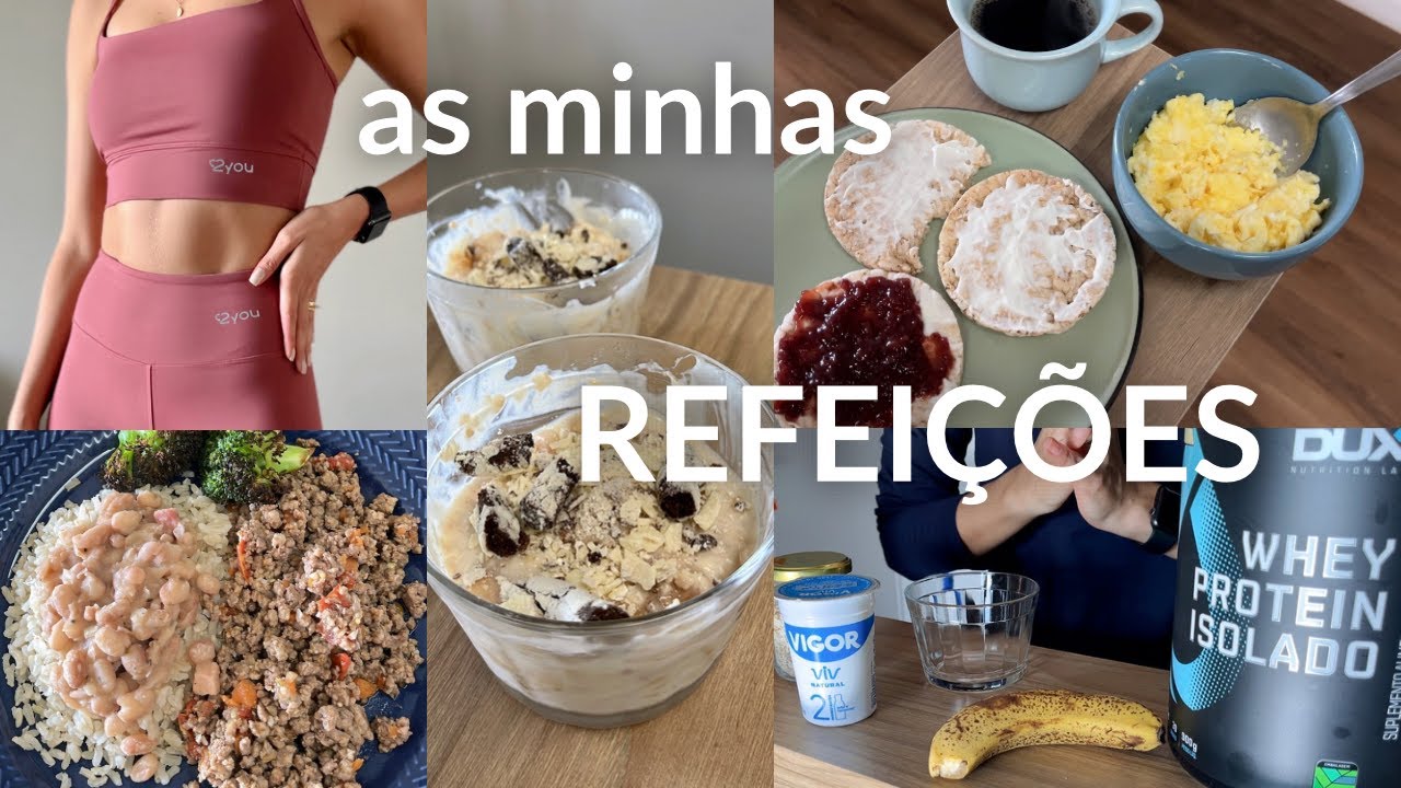 TUDO O QUE EU COMO EM UM DIA para perder gordura e ganhar massa | CARDÁPIO NUTRICIONISTA