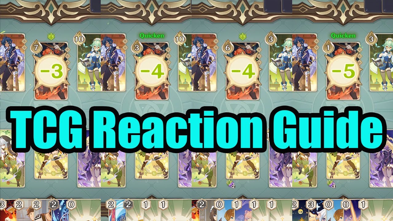 Genius Invokation TCG Guide Reaction System: All Reactions And Side Reactions Genshin Impact