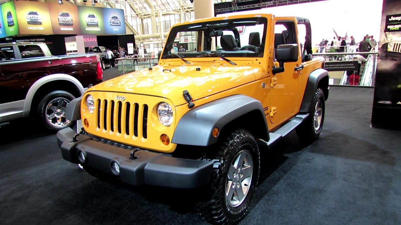 2012 Jeep Wrangler Sport Exterior and Interior at 2012 Toronto Auto Show