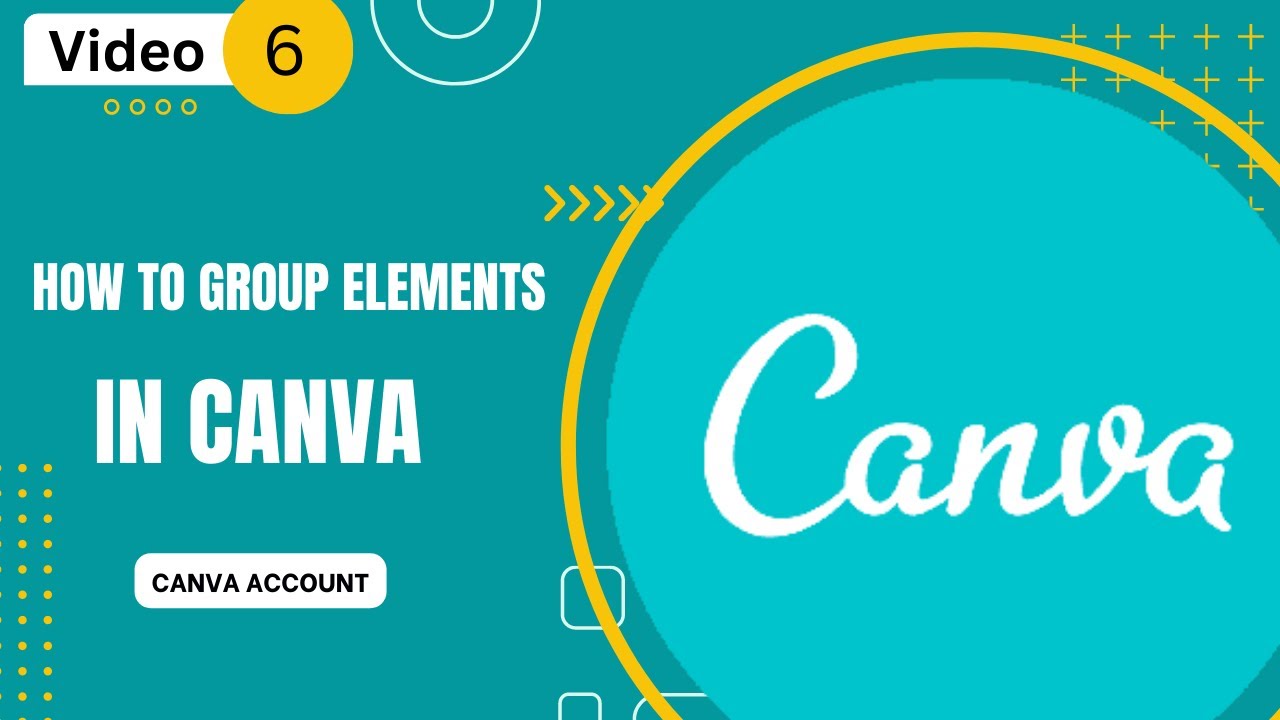 How to do selection of Objects in canva | Canva Grouping Objects | Abdul Wahab
