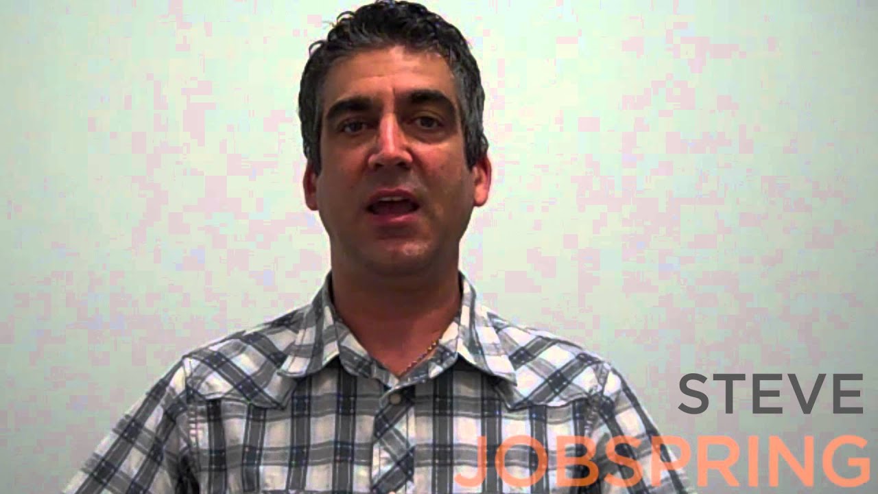 The Jobspring Experience - Steve
