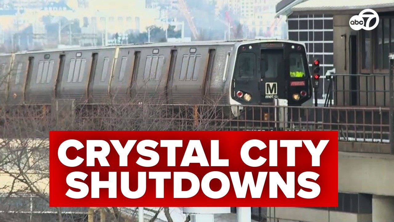 METRO RIDERS BEWARE: 10 weekend shutdowns of Crystal City station begin Saturday