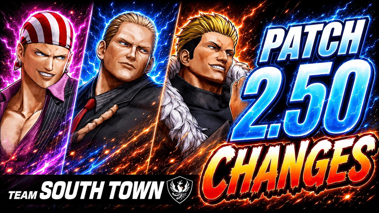 KOF XV Patch 2.50 | South Town Team Buffs