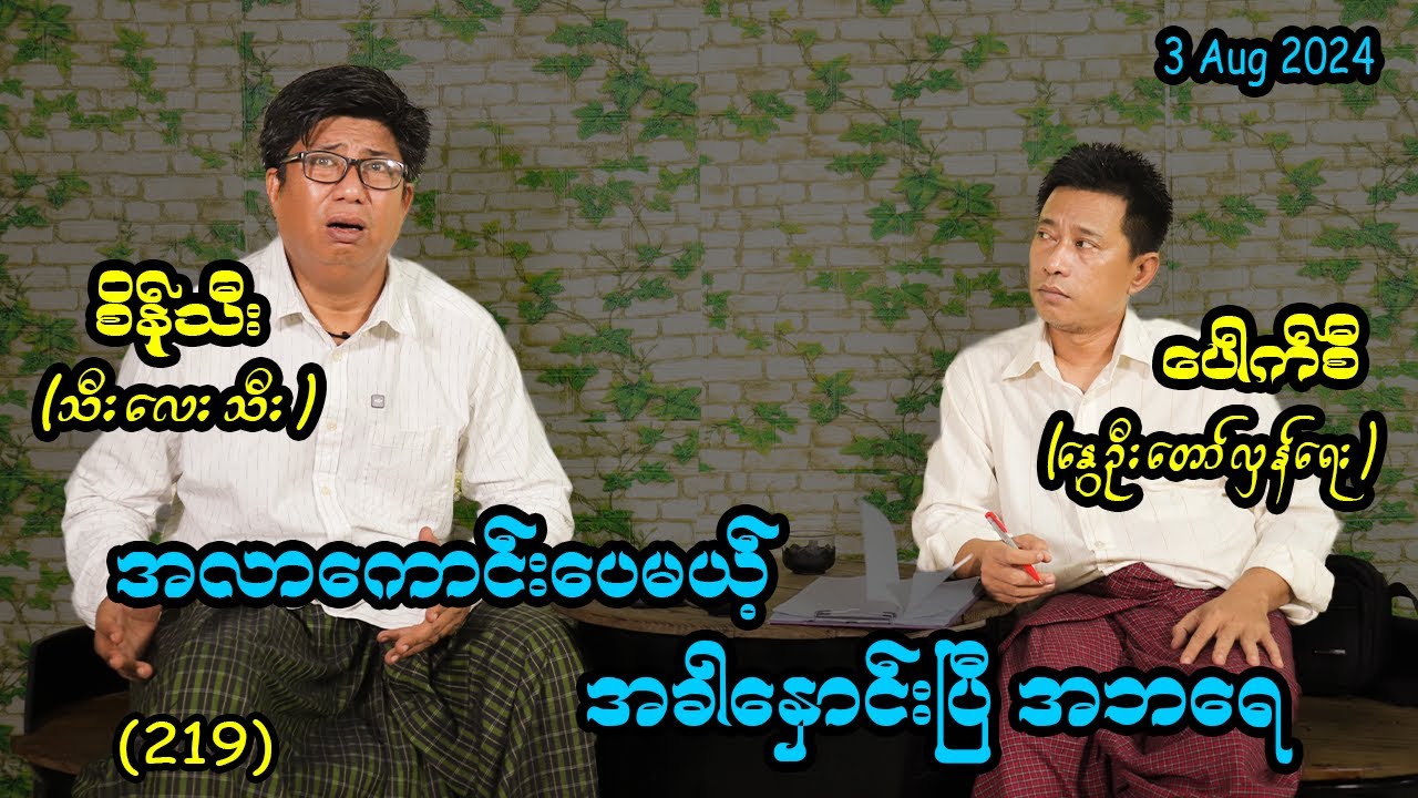 အလာကောင်းပေမယ့် အခါနှောင်းပြီ အဘရေ... (219) #seinthee #revolution #စိန်သီး #myanmar