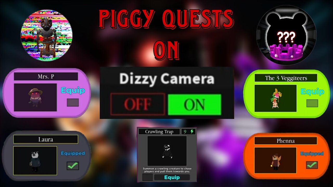 Completing Every Piggy Quest With Dizzy Camera Mod (1 Year Anniversary)