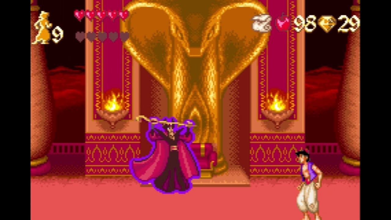 Game Boy Advance - Disney's Aladdin - Longplay All Red Gems