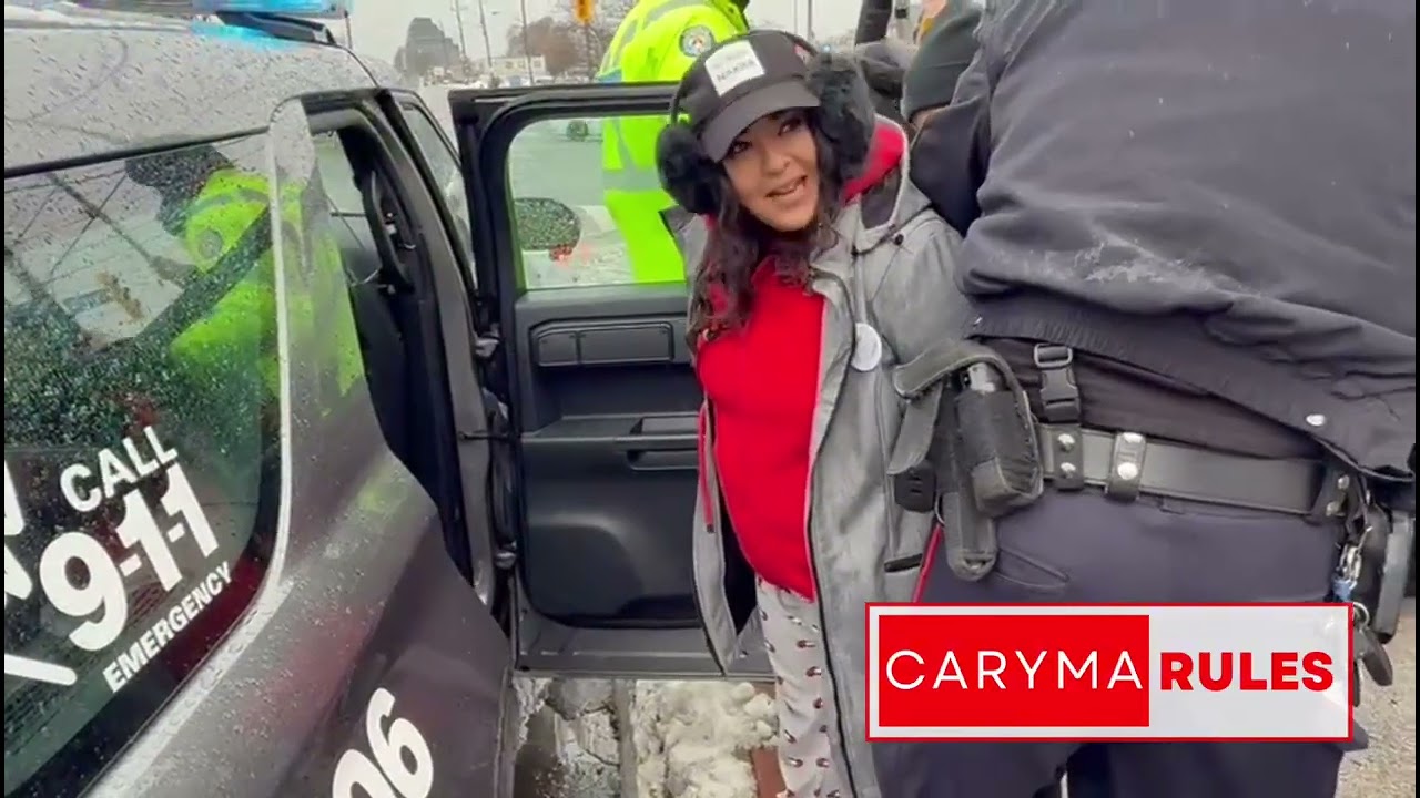 Viral Palestinian Protester Arrested at Bathurst & Sheppard (Toronto) 
