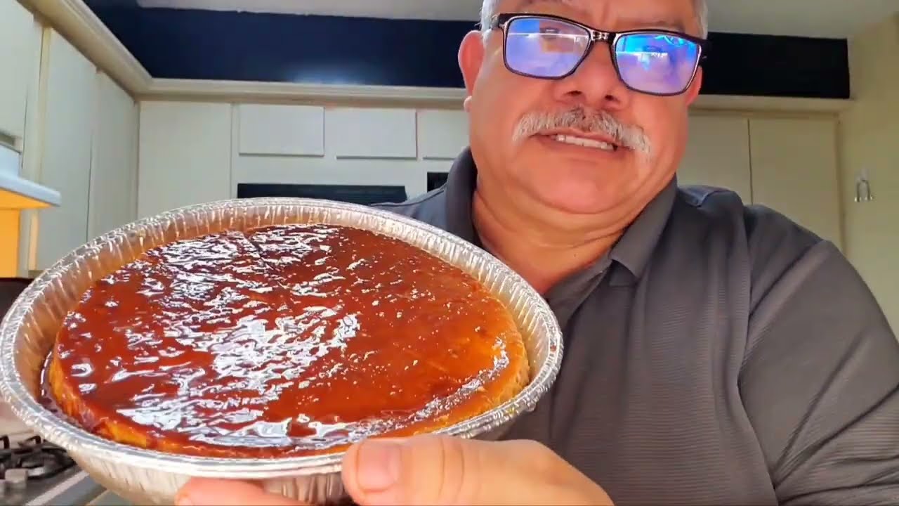 como hacer flan napolitano en molde de aluminio fácil de hacer en casa