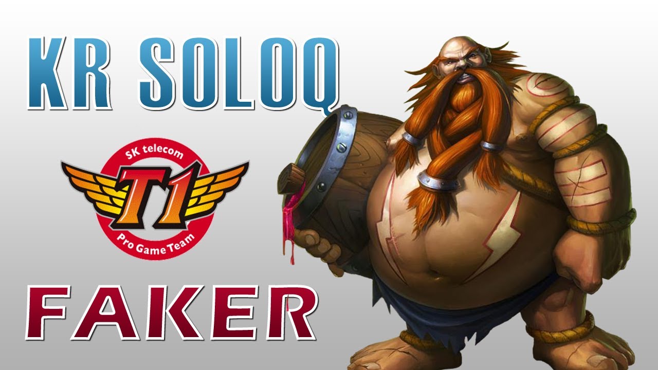 SKT T1 Faker - Gragas vs Ziggs - KR SoloQ