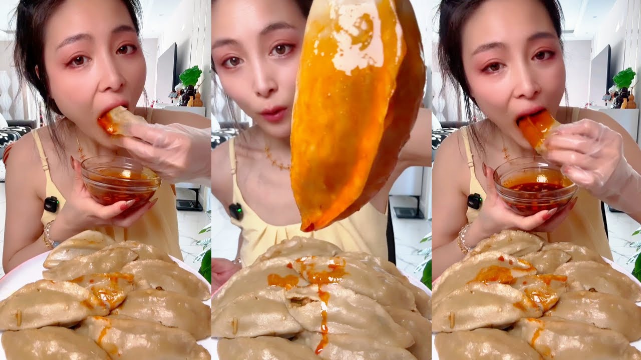 🥗🥙🍚So Yummy I Stomp! Chinese Giant Steamed Dumplings, I’m Sucking the Juice Like Crazy! 